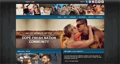 Desktop Screenshot of dope-freshnation.com